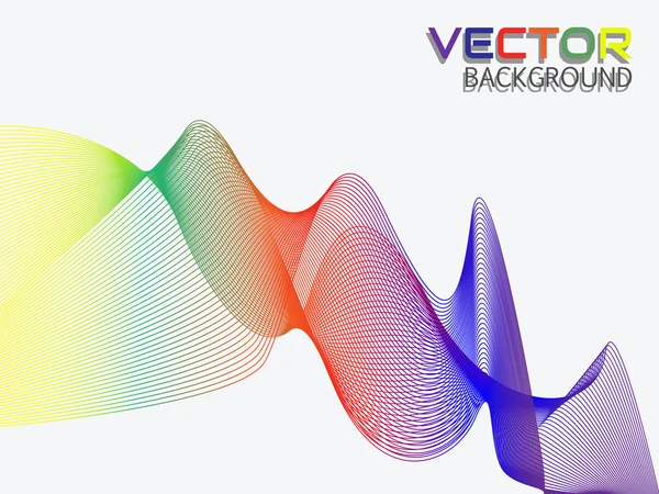 EFECTO RIBBONO DE LA RAINBOW 48 — Vector de stock