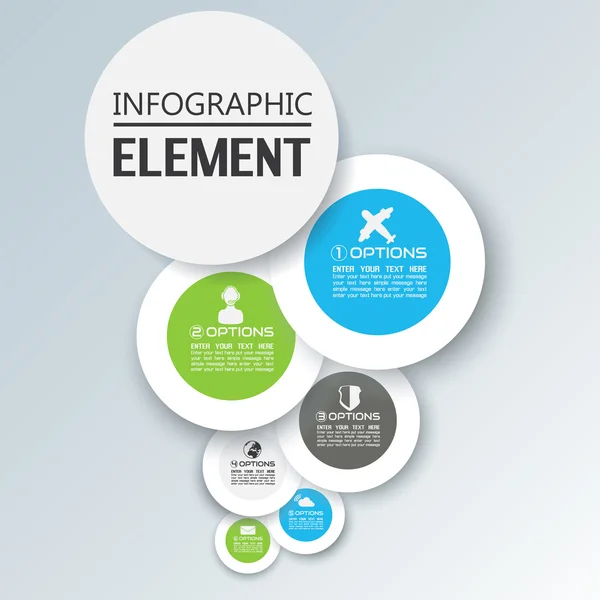 Infographic grafik şablonu geometrik figür çizgi roman tarzı ikinci baskı için öğe