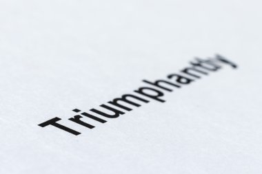 Kağıt üzerinde kelime