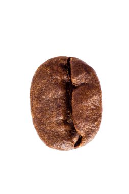 Kahve çekirdeği. Beyaz arkaplanda izole