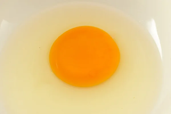 Egg in bowl — Stock Photo, Image