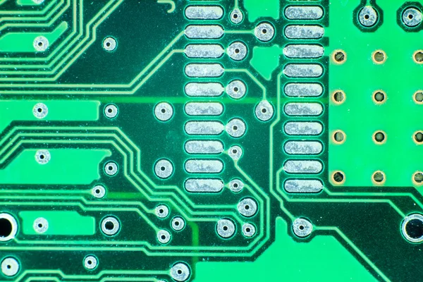 Macro shot of a circuit board — Stock Photo, Image