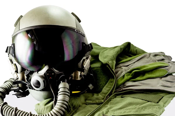 Komplet wojskowy pilot lotów — Zdjęcie stockowe