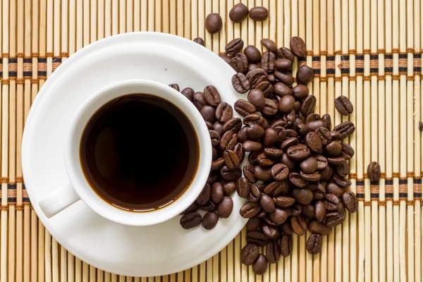 Coffee cup top view — Stock Photo, Image