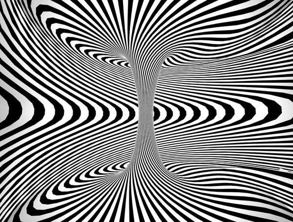 Soyut sarmal daire siyah ve beyaz