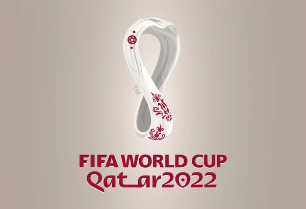 Campeonato Mundial Futebol Qatar 2022 Fifa — Vetor de Stock