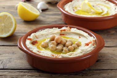 Humus dip seramik kase