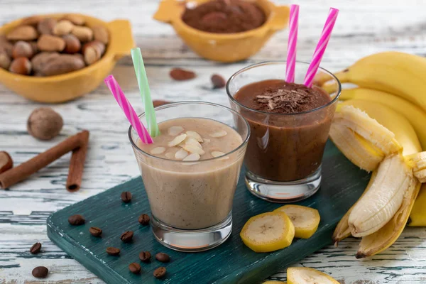 Fruit Smoothies Berries Glass — Stock Photo, Image