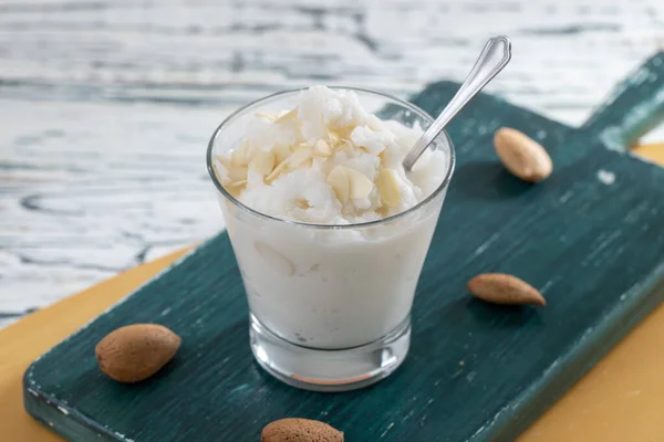 Zmrzlina Různými Příchutěmi Ovoce Čokolády Vanilky — Stock fotografie
