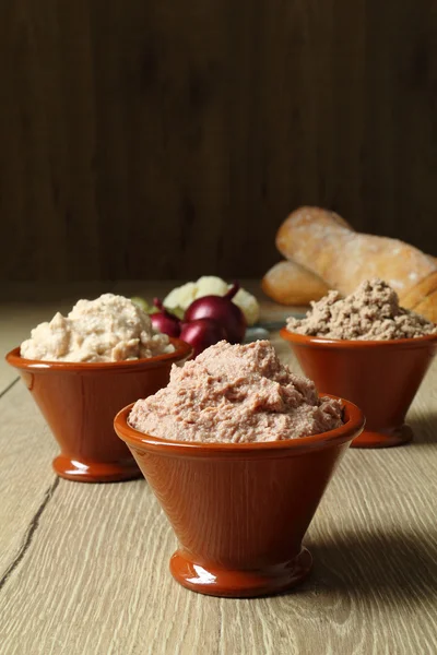 Paté de campo con carne e hígado —  Fotos de Stock