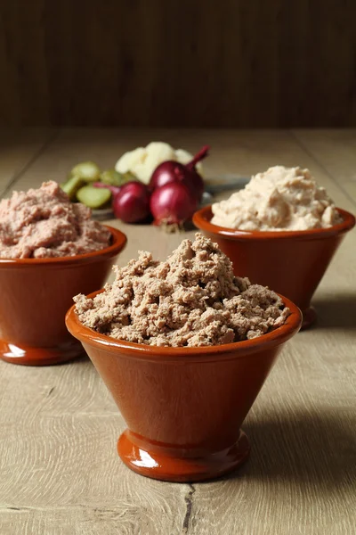 Paté de campo con carne e hígado —  Fotos de Stock