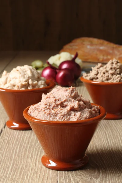 Paté de campo con carne e hígado —  Fotos de Stock