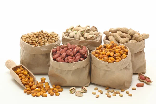 Mixed nuts and seeds — Stock Photo, Image