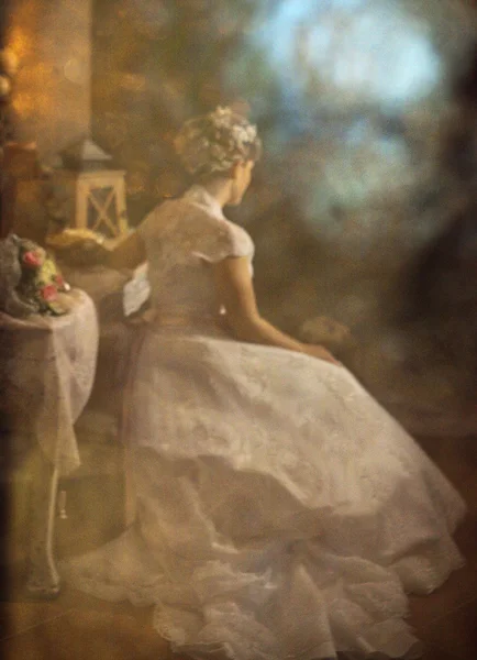 bir Camii gelinin yansıması oturur