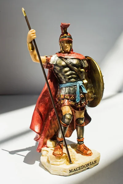 Αρχαία μακεδονική στρατιώτης — Φωτογραφία Αρχείου