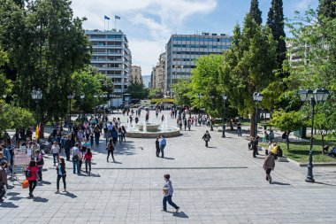 Atina'da Syntagma Meydanı 