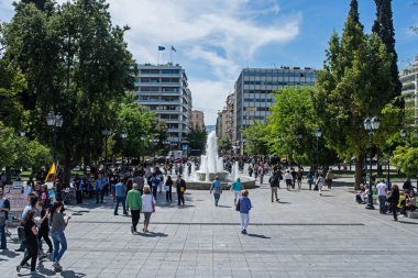 Atina'da Syntagma Meydanı 