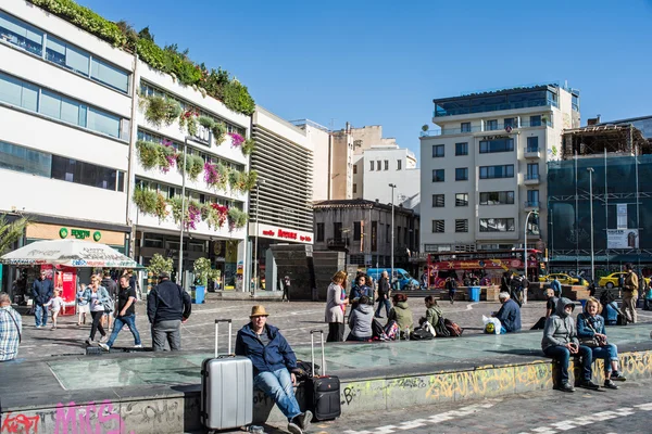 Monastiraki plein in Athene — Stockfoto