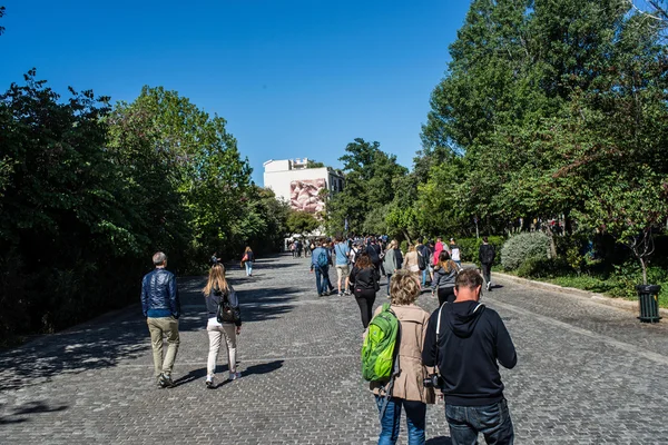 Rue Dionisiou Areopagitou à Athènes — Photo