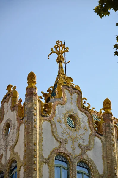 Detalhe de um telhado, Budapeste . — Fotografia de Stock