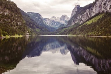 Lake Gosausee, Avusturya, Alpler, Europe