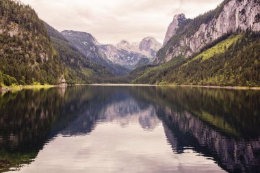 Lake Gosausee, Avusturya, Alpler, Europe