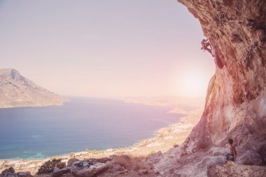 Kalimnos adası, Yunanistan.