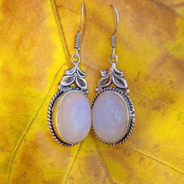 Güzel gümüş küpe