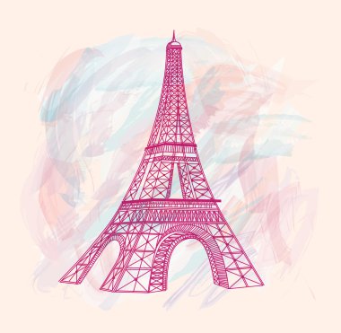 Eyfel Kulesi ile çizim