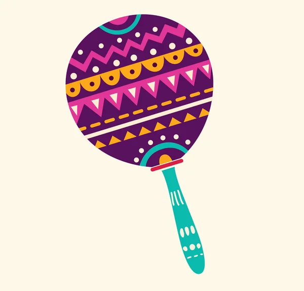 Ilustración de Maraca mexicana — Archivo Imágenes Vectoriales