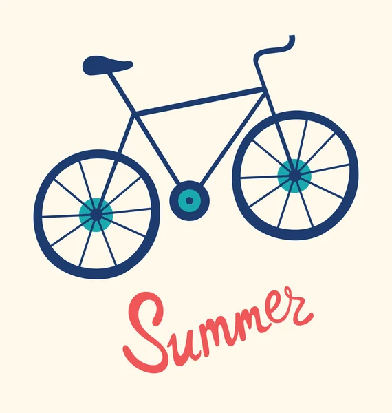 Αφίσα με σύμβολο ποδηλάτων — Διανυσματικό Αρχείο