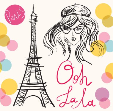 Download Parisian Girl Free Vector Eps Cdr Ai Svg Vector Illustration Graphic Art