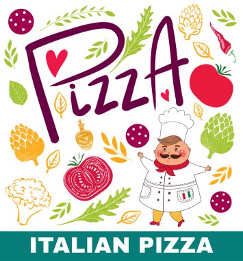 Pizza menü şablonun