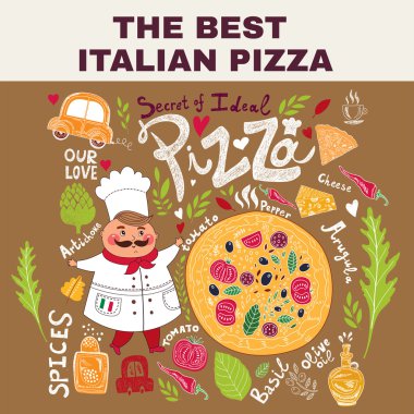 Pizza menü tasarımı