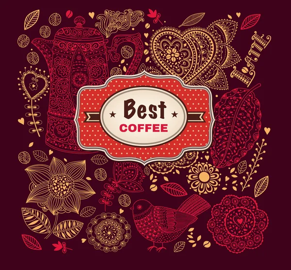 Template with coffee pot Stock Vector Image by ©Molesko 13625650