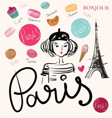 Paris sembolleri çizimi
