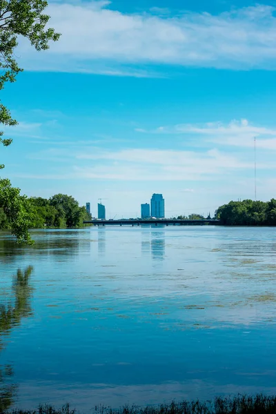 Grand Rapids Michigan Van Grote Rivier — Stockfoto