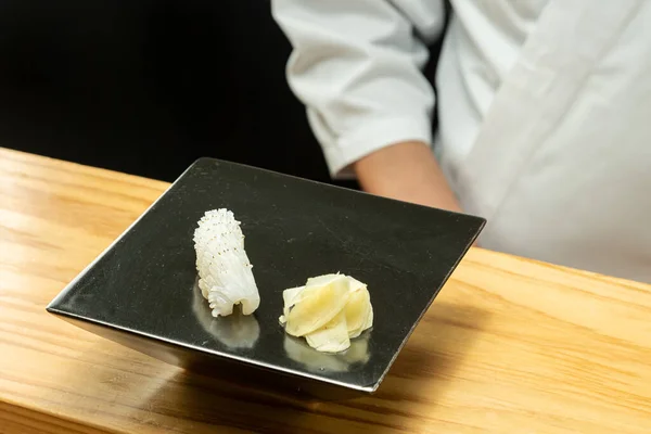 Sushi Cooked Japanese Sushi Chefs — Stockfoto