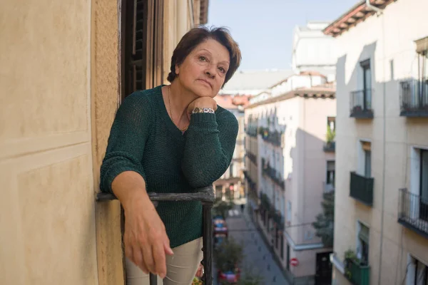 Dramático Estilo Vida Retrato Mujer Madura Sus Años Deprimido Triste — Foto de Stock