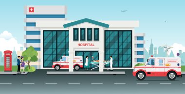 Ambulanslar yaralıları hastaneye götürmüş.