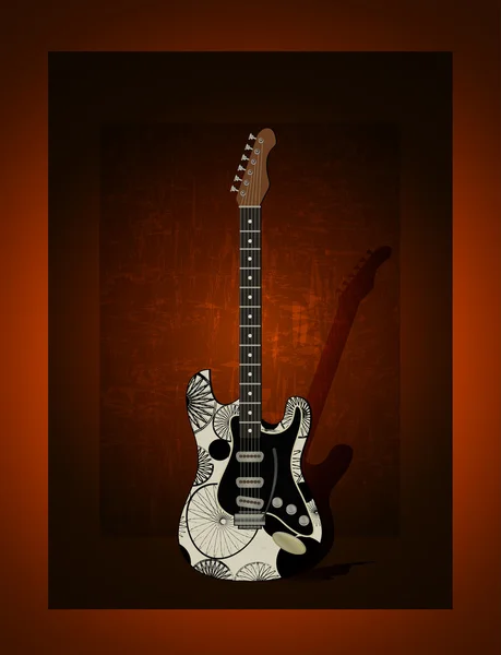 Electric Guitar — Stock Vector