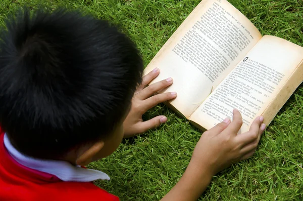 Leitura infantil — Fotografia de Stock