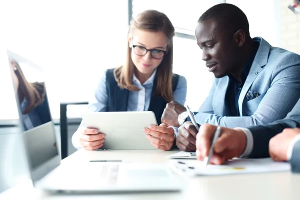 Close-up van grafieken en diagrammen — Stockfoto