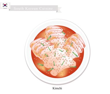 Baharatlı Soslu Kimchi veya Kore Tuzlu Lahana