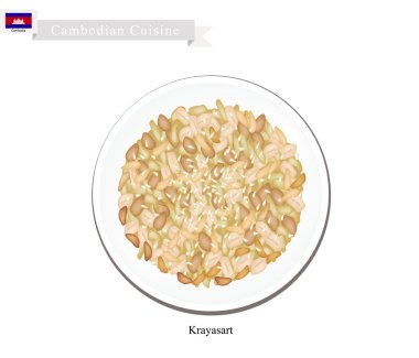 Krayasart veya Kamboçya Tatlı Gevrek Tatlı