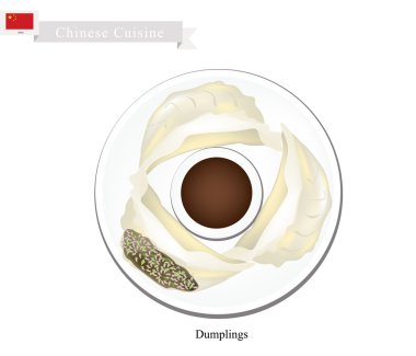 Soya Soslu Jiaozi veya Çin Buharlı Köfte