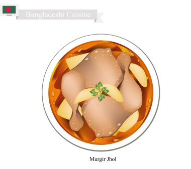 Murgir Jhol veya Bangladeşli Tavuk Köri Güveç
