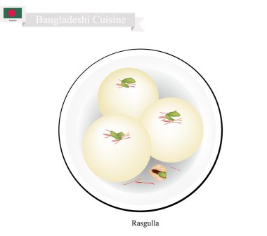 Tatlı Şurubu ile Rasgulla veya Bangladeşli Süt Ball