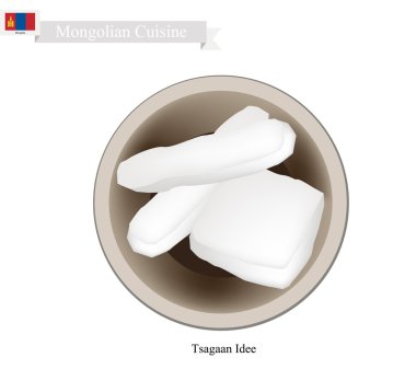 Tsagaan Idee veya Moğol Kuru Lor Peyniri