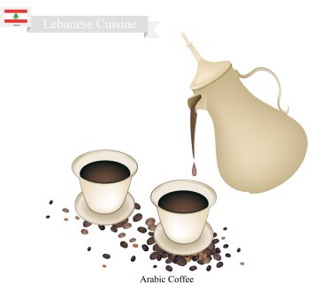 Geleneksel Arap Kahvesi, Lübnan'da Popüler Dink